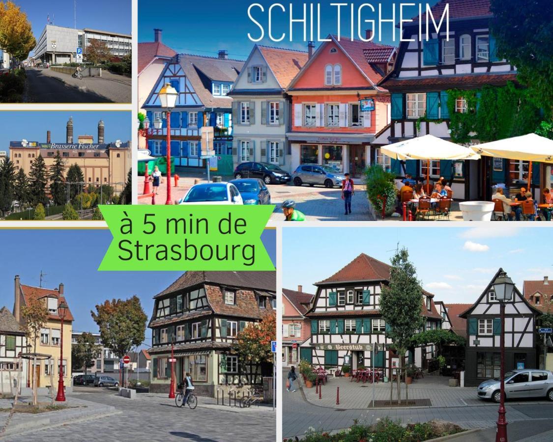 Vieux Schilik / Parking / Tram / Parlement / Proche Strasbourg Centre Apartment Шилтигхайм Екстериор снимка